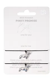 Купить Набор парных браслетов с подвеской «Таксы» (Lafilaf) — Фото №1