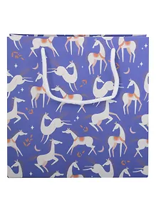 Купить Пакет А5 20*20 "Spirit"синий, НГ, бум.мат.ламинат — Фото №1