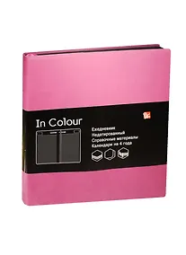Купить Ежедневник недат. А5- 136л 147*162мм "In Colour" сиреневый, иск.кожа, интегр. обл, ляссе, Listoff — Фото №1
