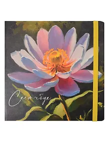 Купить Скетчбук 200*200 80л "В саду" 100г/м2, тв.обложка, мат.ламинация, резинка — Фото №1