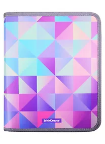 Купить Папка для тетрадей А5 Magic Rhombs молния с трех сторон, ErichKrause — Фото №1