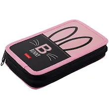 Купить Пенал школьный 2отд. "Bunny" 19*11см, лам.картон, молния, выб УФ лак — Фото №1