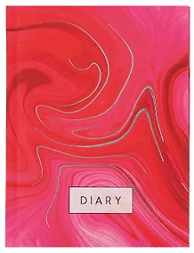 Купить Ежедневник недат. А6 128л "Magenta" 7БЦ, с поролоном, ламинация soft touch, тиснение фольгой,  офсет — Фото №1