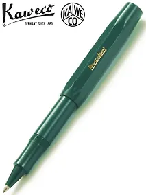 Купить Подарочная ручка-роллер Kaweco Classic Sport 0,7мм, цвет чернил чёрный, зелёный корпус — Фото №1