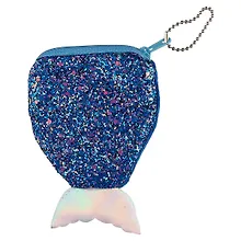 Купить Кошелек на молнии с блестками Хвост русалки (13см) (текстиль) — Фото №1