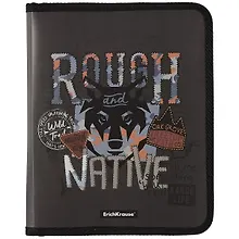 Купить Папка для тетрадей А5+ "Rough Native" молния с трех сторон, ErichKrause — Фото №1