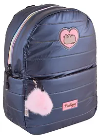 Купить Рюкзак "Pusheen" 1отд., 38,5*29*15 полиэстер, водоотталк. материал, карман для ноутбука, регул.лямки, светоотраж.элем. — Фото №1