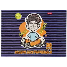 Купить Альбом для рисования "Влад А4", А4, 30 листов, на скобе, в ассортименте — Фото №1