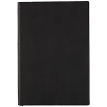 Купить Ежедневник недат. А5 120л "Флоттер" черный, кожзам, мягкий переплет, офсет, ляссе — Фото №1