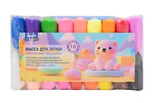 Купить Суперлегкий пластилин. Масса для лепки 18 цветов, M-4197-18 — Фото №1