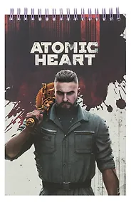 Купить Atomic Heart. Творческий блокнот cо стикерами A5. Нечаев — Фото №1