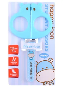 Купить Ножницы 128мм детские, ассорти, чехол для лезвий, Deli — Фото №1