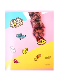 Купить Тетрадь в линейку Listoff, "День кота", 48 листов, в ассортименте — Фото №1