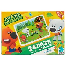 Купить Пазл 24 эл. МиМиМишки. Мой друг велосипед — Фото №1