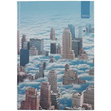 Купить Книга для записей А4 100л кл. "Мегаполис" 7БЦ, глянц.ламинация — Фото №1