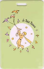 Купить Чехол для карточек Маленький принц Надписи на зеленом фоне (ДК2017-087) — Фото №1