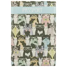 Купить Обложка для паспорта Cool Clever Cats (ПВХ бокс) — Фото №1