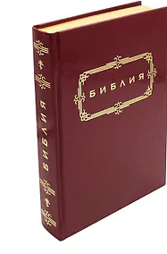Купить Библия. Книги Священного Писания Ветхого и Нового Завета (бордовая, термовинил) — Фото №1