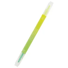 Купить Текстовыделитель двухсторонний жёлтый, зелёный — Фото №1