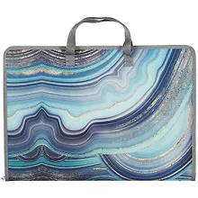 Купить Папка на молнии А3 для бумаг "Marble Kyanite" пластик, ручки, Erich Krause — Фото №1