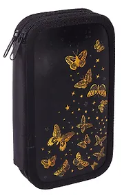 Купить Пенал 2 отделения "Golden" 19*11 см — Фото №1