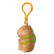 Купить Брелок мягкий Капибара, 8 дизайнов в ассортименте (полиуретан) (6х4) (M-20416) — Фото №1