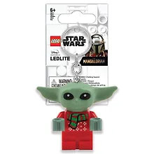 Купить LGL-KE208AH Брелок-фонарик для ключей LEGO Star Wars - Малыш Грогу в праздничном свитере (Grogu Holiday Sweater), возраст 6+ — Фото №1