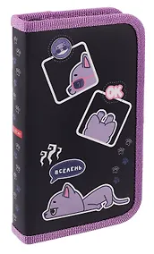 Купить Пенал 1 отделение "Всё лень" 19*11,5 см — Фото №1