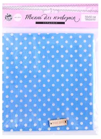 Купить Ткань для пэчворка холща «Голубая волна», 50 х 50 см 5797752 — Фото №1