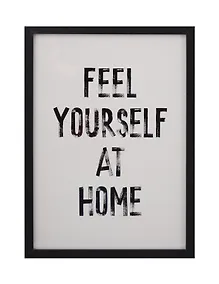 Купить Фоторамка 21*30 "Feel yourself at home" черное дерево — Фото №1