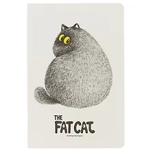 Купить Тетрадь в клетку Languo, Fat cat, 44 листа, в ассортименте — Фото №1