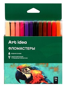 Купить Фломастеры Art idea, 24 цвета — Фото №1
