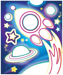 Купить Набор для творчества, Аппликация фольгой Космические приключения 34901 — Фото №1