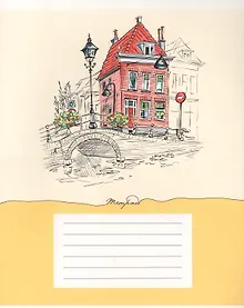 Купить Тетрадь в линейку Listoff, "Городские зарисовки", 24 листа — Фото №1