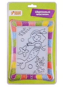 Купить Набор д/творч Color Puppy Набор шарикового пластилина пластиковая картина Русалка 95474 — Фото №1