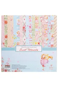 Купить Набор бумаги для скрапбукинга 30,5х30,5см, 190гр/м Маленькая принцесса (9 двустор) — Фото №1