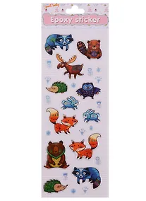 Купить Наклейки эпоксидные лесные животные — Фото №1