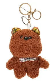 Купить Брелок Мишка с бантиком (плюш) (10см) (12-0644-E9) — Фото №1