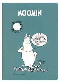 Купить Записная книжка Moomin "Муми-тролль и хвост", А6, 32 листа, клетка — Фото №1