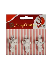 Купить Набор прищепок декоративных, 3 шт, полистоун,ангел с флейтой — Фото №1