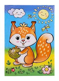 Купить Игра Дрофа-Медиа Разрезные картинки Бельчонок — Фото №1