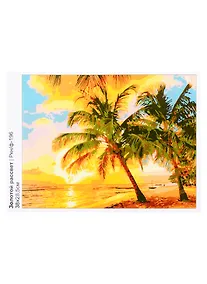 Купить Набор для творчества LORI Раскраска по номерам Золотой рассвет — Фото №1