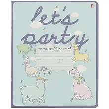 Купить Тетрадь в клетку Альт, "Давай, лама, давай!", 18 листов, в ассортименте — Фото №1