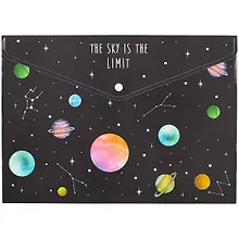Купить Папка-конверт А4 на кнопке "The sky is the limit" — Фото №1
