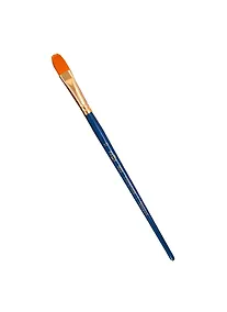 Купить Кисть художественная Галерея, синтетика, плоскоовальная, короткая ручка №10, Гамма — Фото №1