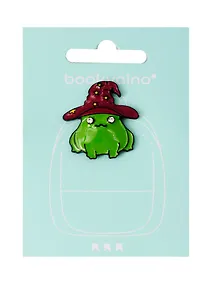 Купить Значок объемный со стразами Лягушечка (металл) (12-5769-A54) — Фото №1