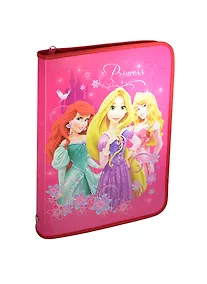 Купить Папка для тетрадей А4 (48,4*32,4) "Принцесса" на молнии, Disney — Фото №1