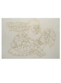 Купить Трафарет Петушок № 1 А5 (148х210) (А5-1221) (3+) (Песочный мир) — Фото №1