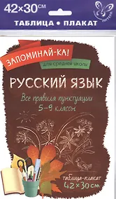 Купить Русский язык.Все правила пунктуации 5-9 класов — Фото №1