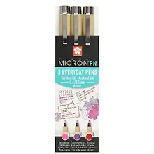 Купить Ручки капиллярные 03цв Pigma Micron PN 0.4мм-0.5мм розовый, фиолетовый, бургундский, Sakura — Фото №1